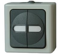 Interrupteur pour gamme Kopp 560556003 BlueElectric gris