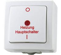 Kopp 565302003 Interrupteur Principal de Chauffage pour Montage Mural/Humide Emplacement/Lumineux/Nautique