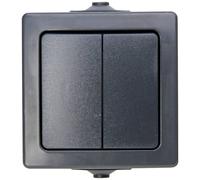Kopp 565515009 Gamme d'interrupteurs pour pièce humide Nautic anthracite 1 pc(s)