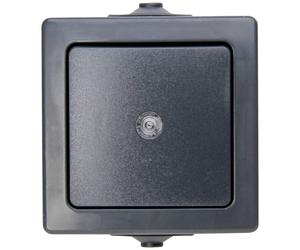 Kopp 566315004 Gamme d'interrupteurs pour pièce humide Nautic anthracite 1 pc(s)