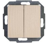 Kopp 618539084 commutateur électrique Bouton-poussoir Bois