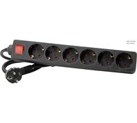Kopp 6V Switched Power Strip With 1.4m Cord Black - 120915006 [10 Pieces]