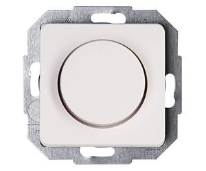 Kopp 843513086 Milano Interrupteur à variateur LED pour ampoule à incandescence 230 V Blanc