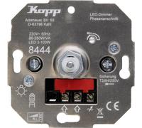 Kopp 844400008 Variateur encastré Adapté pour ampoule: Lampe LED, Lampe halogène, Ampoule électrique