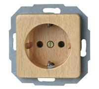 Kopp 914831080 Milano Prise de courant type F en hêtre