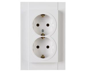 Kopp 929529084 Paris Boîtier de 2 prises électriques de sécurité