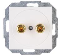 Kopp 951629004 Prise banane blanche, Haut-parleur?: kit de montage, Blanc