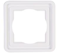 Kopp Abdeckrahmen IP44 Arktis 1-fach 230 V