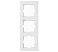 Kopp Athenis 402729084 Cadre triple encastré pour pièces humides Blanc pur