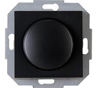 Kopp Athenis 842950082 Variateur à pression changeante pour lampes à incandescence 230 V halogène RL 20-250 W/VA LED 3-35 W 230 V~ 50 Hz Noir mat