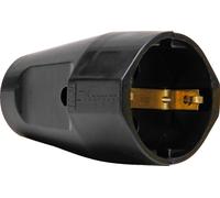 Kopp Black Contrast Plug RA Durable Plastic - 1821.0505.4 [10 Pieces]
