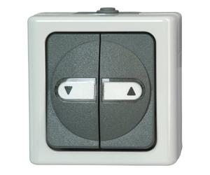 Kopp Bleu électrique 560956012 Stores Switch avec Serrure à l'envers