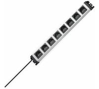 KOPP bloc multiprise POWERversal, 8x, argent/noir