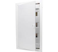 Kopp Boîte de Distribution encastrée et à paroi Creuse avec Porte en métal, Blanc, 340513002