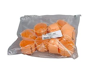 Kopp Boîte pour Parois creuses 1 compartiment Profi-Pack 20 Pièces, Ø68mm, Profondeur de Boîte 47mm Orange, 349100009