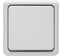KOPP Bouton-poussoir standard en saillie blanc arctique 514402000