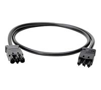 Kopp Câble de connexion, compatible GST, des deux côtés, couleur : noir, 1 m, 226501040