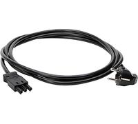 Kopp Câble de contact de protection de 2 m, compatible avec le système d'emboîtement GST18, 2 m, couleur : noir