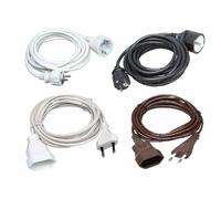 Kopp Câble D'Extension D'Alimentation 3M Blanc Prise Raccord