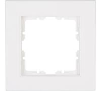 Kopp Cadre de finition 1p. HK07r-blanc 402129000, Bouton + interrupteur, Blanc