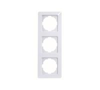 KOPP Cadre de finition triple HK02 couleur : blanc arctique
