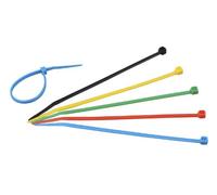 KOPP Colliers de câbles 150x3,6mm, contenu :50pièces de différentes couleurs, 10pièces en bleu, rouge, jaune, vert, noir, température de fonctionnement:-20°C - +85°C, longueur maximale du câble:36mm