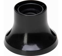 Kopp Douille de plafond E27, 4 A, 250 V, hauteur 6,7 cm, diamètre au plafond 8,3 cm, diamètre du col 4,9 cm, espacement des vis 6,8 cm, noir, 216705043