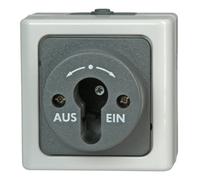 Kopp Electric - Boîtier pour interrupteur à clé Gris