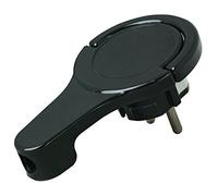 Kopp Fiche Plate à Contact de Protection 172005030 230 V Noir IP20