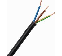 KOPP Flexible H05VV5-F 3 G 1 mm² Noir Kopp 152405849 5 m