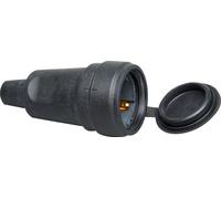 Kopp Full Rubber Contrast Plug With Lid Black - 181016003 [10 Pieces]