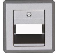 Kopp HK02 - Cache UAE, sortie oblique, 1-2 raccords, couleur : acier, lot de 5, 349520005