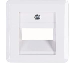 Kopp HK02 - Cache UAE, sortie oblique, 1-2 raccords, couleur : blanc arctique, lot de 5, 349513001