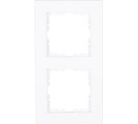 Kopp HK07 Lot de 10 cadres de finition pour 2 prises Blanc arctique mat