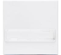 Kopp HK07 Lot de 5 bascules à bascule avec champ d'étiquetage Blanc arctique mat