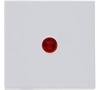 Kopp HK07 Lot de 5 bascules à bascule avec lentille rouge, couleur : gris mat