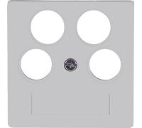 Kopp HK07 Lot de 5 cache-antenne TV/RV/2 satellites Gris mat