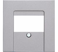 Kopp HK07 - Lot de 5 caches TDO, 1-3 connecteurs, couleur : acier, 373047006