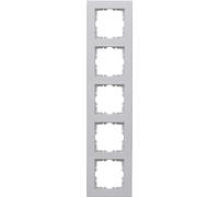 Kopp HK07 Pure Cadre de finition 5 prises Gris mat