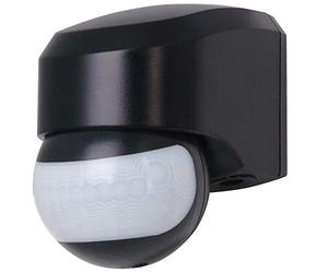 Kopp Infracontrol Détecteur de mouvement I 110° Extérieur avec détecteur de mouvement I IP44 Éclairage extérieur anti-effraction I Détecteur de présence infrarouge pour extérieur et intérieur, noir, 823705014