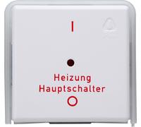 KOPP interrupteur principal de chauffage encastré pour locaux humides STANDARD IP44 blanc arctique