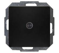 Kopp Matte Black Lighting Paris 650674080 Interrupteur Universel avec éclairage encastré