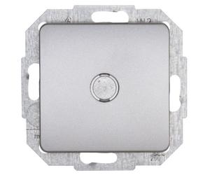 Kopp Milano 619697088 Interrupteur Commutateur de Commande Couleur Acier