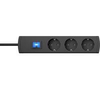 Kopp Multiprise avec interrupteur 3x anthracite contact de protection 232705012 (232705012)
