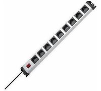 Kopp Multiprise, POWERversal 9x avec interrupteur, 9x contact de protection, 1,4m de conduite d'alimentation