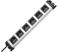 Kopp Multiprise POWERversal, gris/noir, 6x contact de protection, 1,4m de conduite d'alimentation