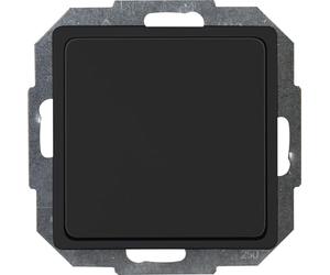 Kopp Paris 334350084 Cache obturateur avec Bague de Support IP20 Noir Mat