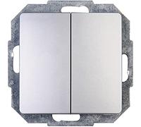 Kopp Paris 650520088 Interrupteur Double IP 20 Argenté 250 V