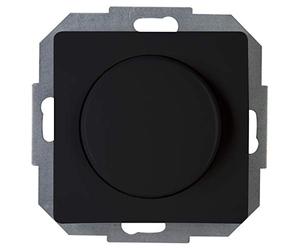 Kopp Paris 843450088 Variateur à Pression Changeante pour Lampes halogènes 230 V RL 20-250 W/VA LED 3-35 W 230 V ~ 50 Hz Noir Mat
