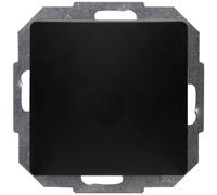 Kopp Paris Interrupteur Universel, Noir Mat, encastré, avec capacité de Commutation 10 AX, IP20 de qualité supérieure, avec bornes enfichables, élégant, encastré, 250 V ~